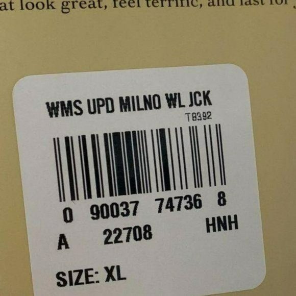 Woolrich DEADSTOCK New Wool Zip Jacket Tan Brown Womens XL - Picture 2 of 9